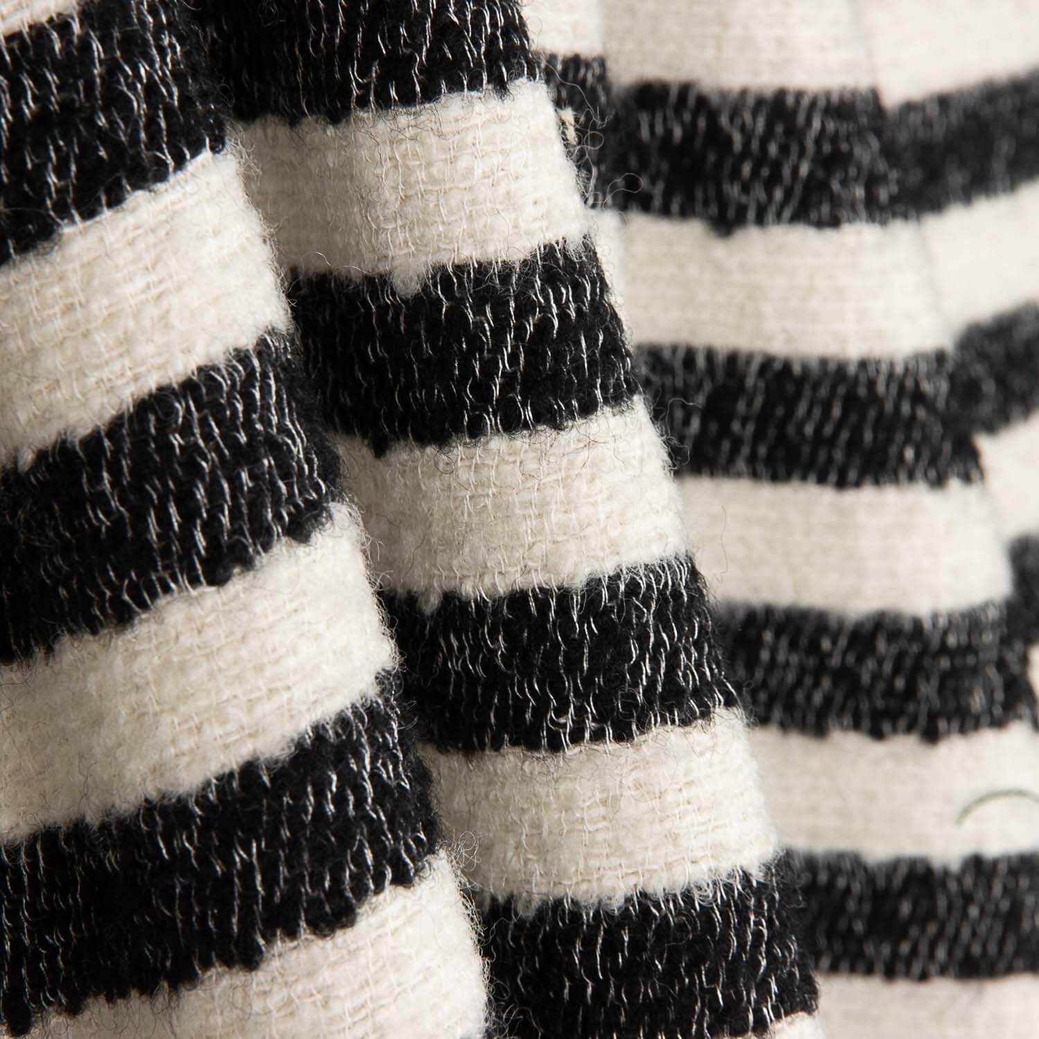 Black Striped Wool - Ribes y Casals