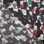 Printed Polyester Satin with Night-Time Brushstrokes - Ribes y Casals