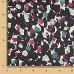 Printed Polyester Satin with Night-Time Brushstrokes - Ribes y Casals