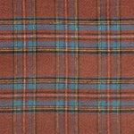 Rust and Petrol Blue Checked Mouflon - Ribes y Casals