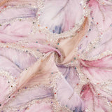 White Tulle Rhinestones, Multicoloured Leaves, Elegant - Ribes y Casals