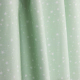 Soft Green Mini Stars Printed Percale - Ribes y Casals