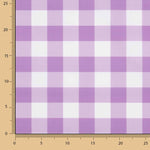 Mauve Checkered Printed Calico - Ribes y Casals