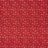 Vintage Red Baubles Printed Christmas Poplin - Ribes y Casals