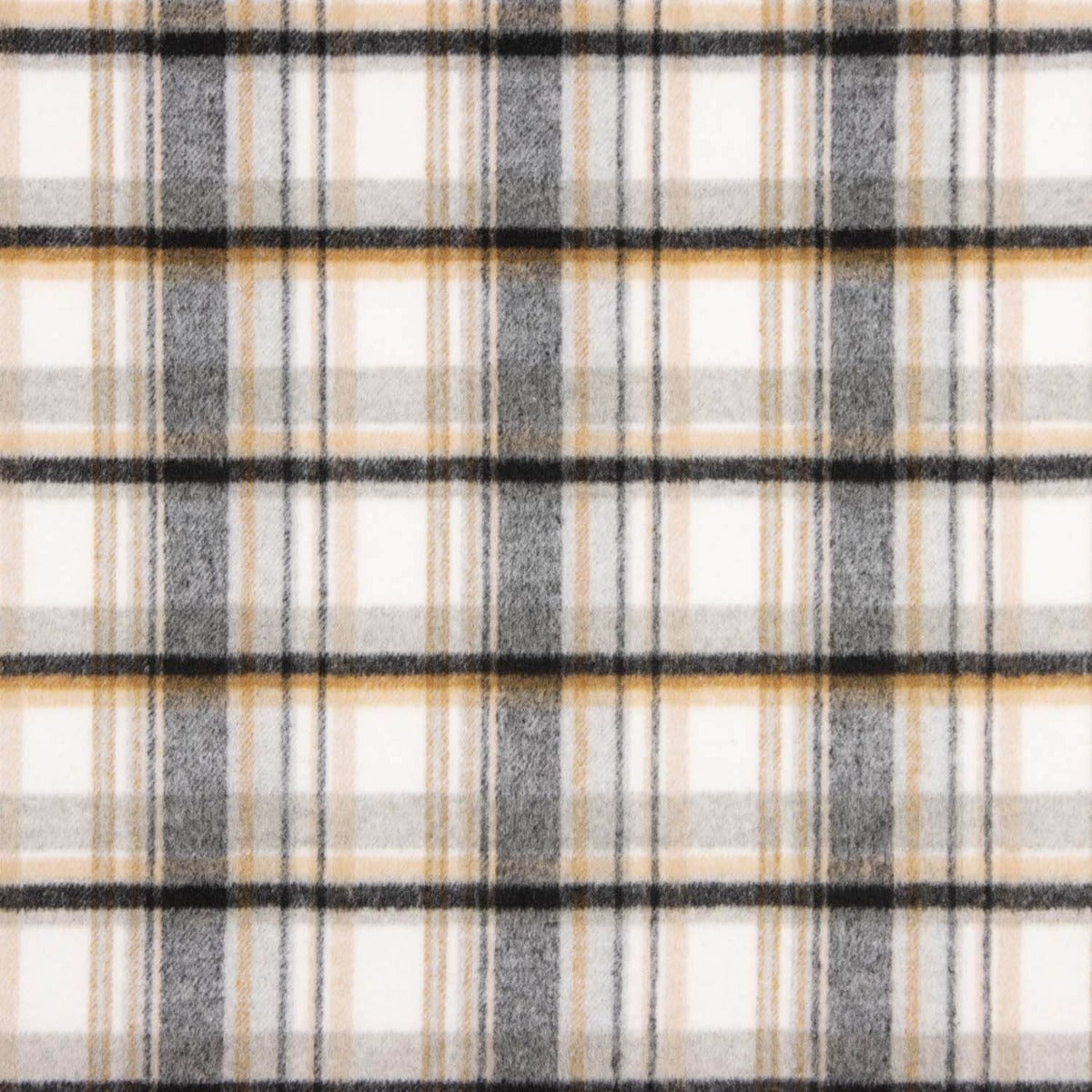 White, Grey and Mustard Checked Mouflon - Ribes y Casals