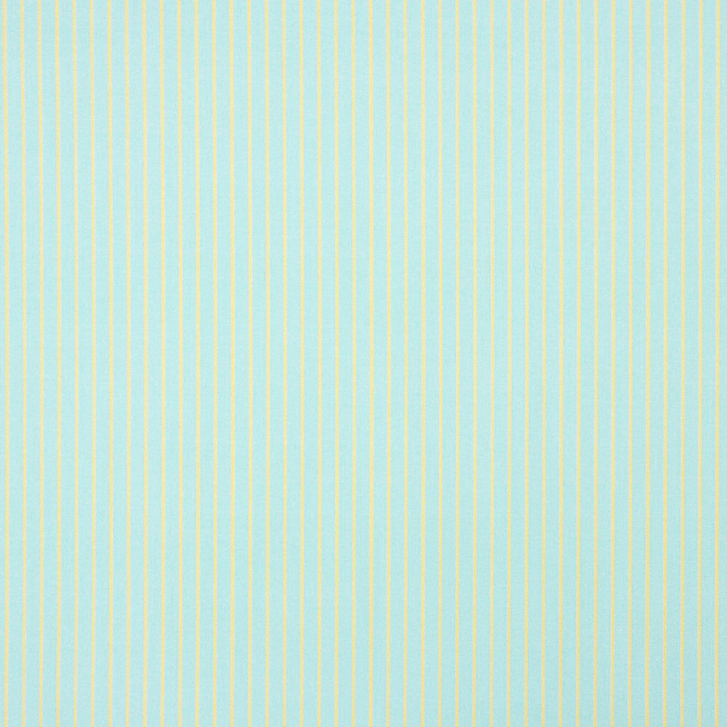 Lime green and aqua blue striped percale fabric - Ribes y Casals