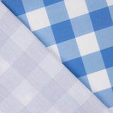 Blue Checkered Printed Calico - Ribes y Casals