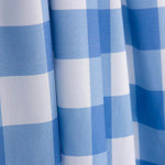 Blue Checkered Printed Calico - Ribes y Casals
