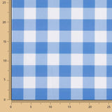Blue Checkered Printed Calico - Ribes y Casals