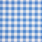Blue Checkered Printed Calico - Ribes y Casals