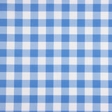 Blue Checkered Printed Calico - Ribes y Casals