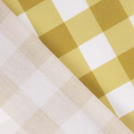 Ochre Checkered Printed Calico - Ribes y Casals