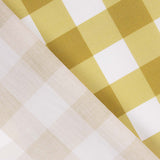 Ochre Checkered Printed Calico - Ribes y Casals