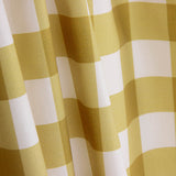 Ochre Checkered Printed Calico - Ribes y Casals