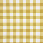 Ochre Checkered Printed Calico - Ribes y Casals