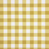 Ochre Checkered Printed Calico - Ribes y Casals