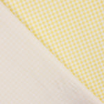 Mini yellow checked printed percale - Ribes y Casals