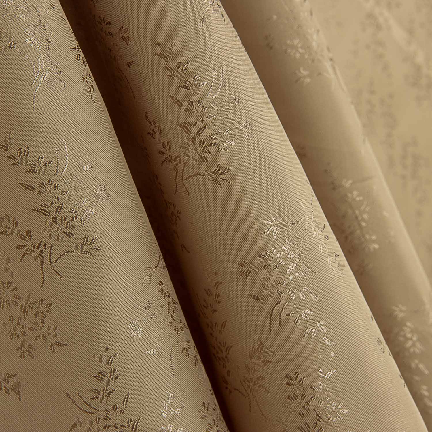 Camel Floral Lining - Ribes y Casals