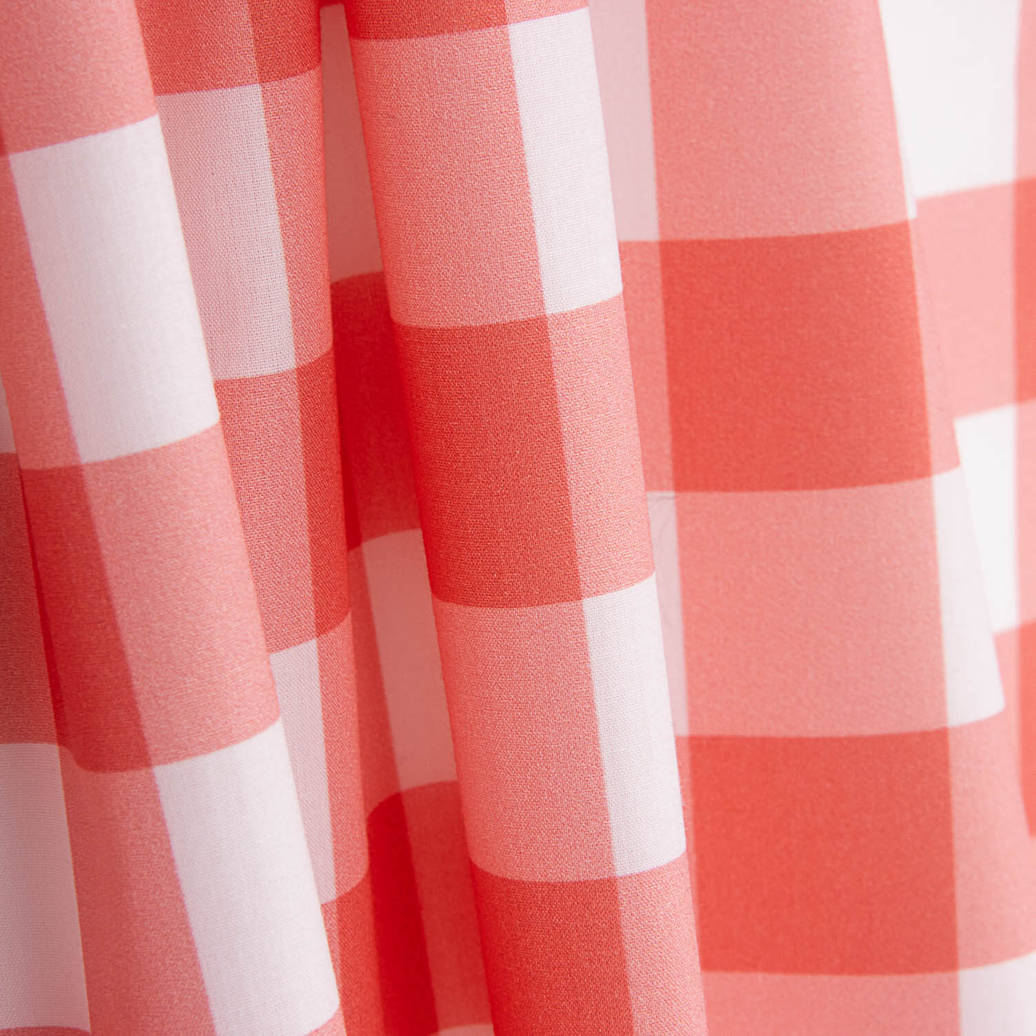 Red Checkered Printed Calico - Ribes y Casals
