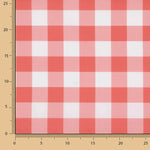 Red Checkered Printed Calico - Ribes y Casals