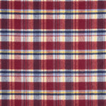 Burgundy, Blue and White Checked Mouflon - Ribes y Casals