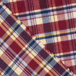 Burgundy, Blue and White Checked Mouflon - Ribes y Casals