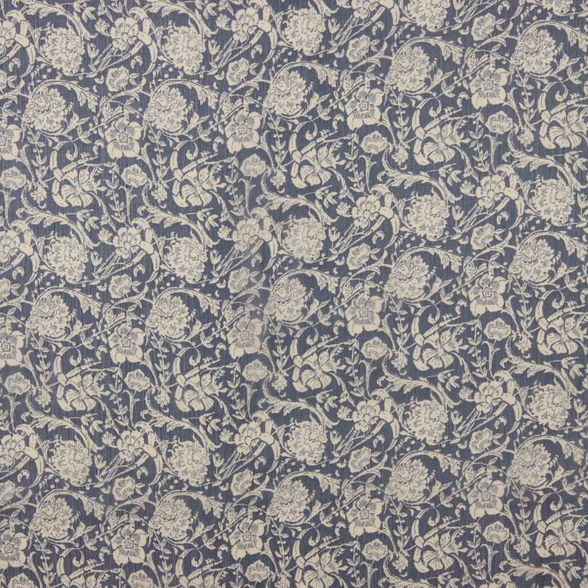 Blue Garden Viscose Crinkled Gauze - Ribes y Casals