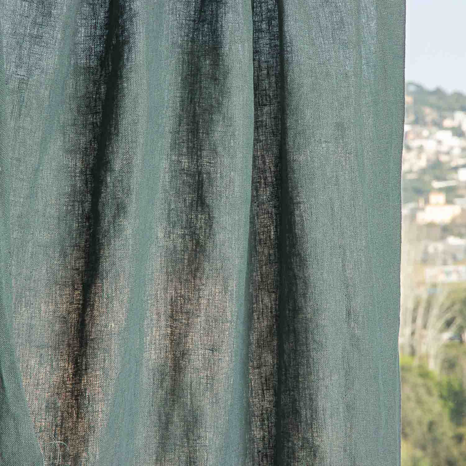100% Green Linen – Width 300 cm - Ribes y Casals
