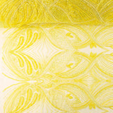 Lime Yellow Gradient Tulle Rhinestones - Ribes y Casals