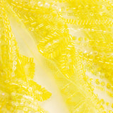 Lime Yellow Gradient Tulle Rhinestones - Ribes y Casals
