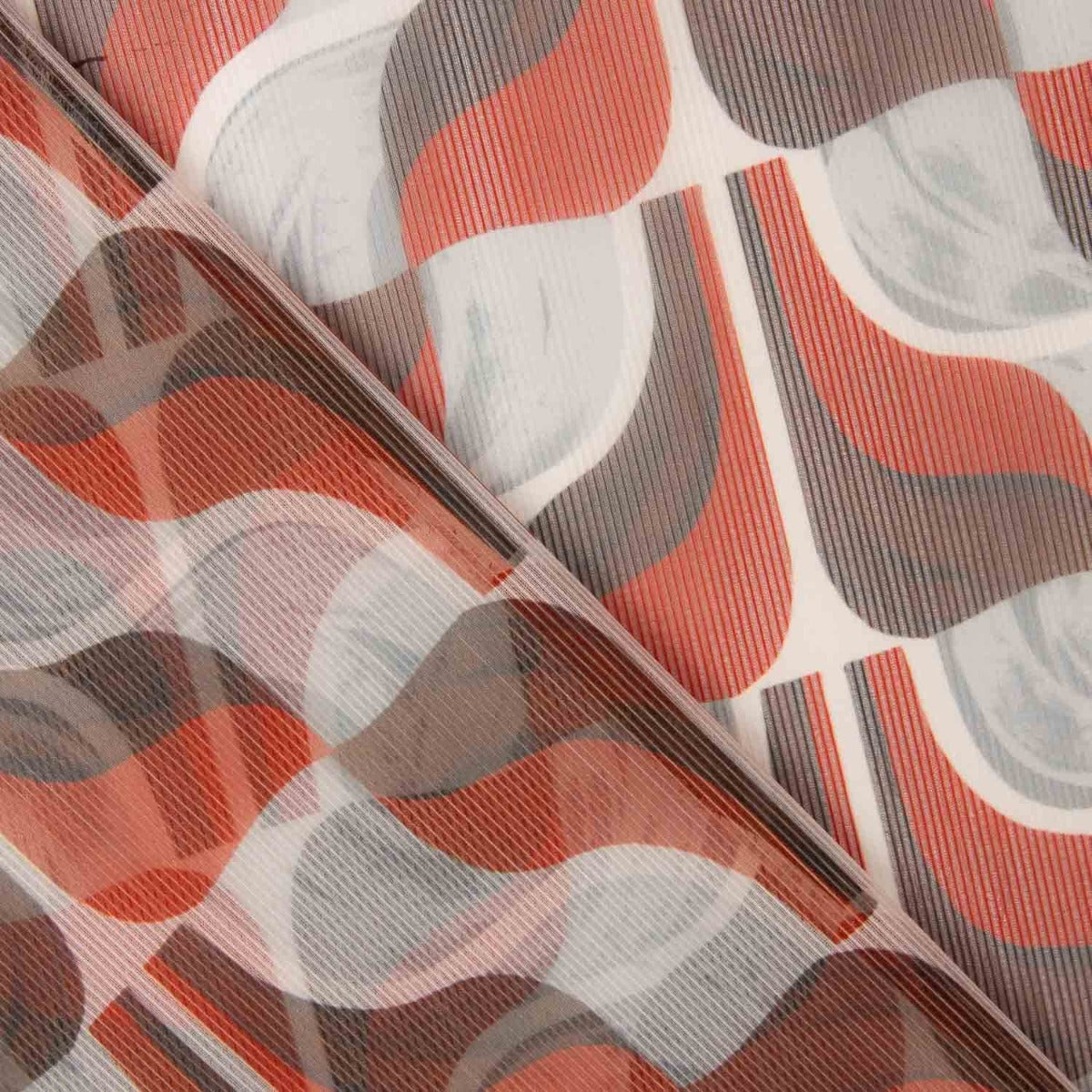 Retro Wave Polyester Chiffon - Ribes y Casals