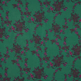 Rose Cascade Green Viscose Voile - Ribes y Casals