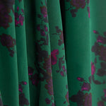 Rose Cascade Green Viscose Voile - Ribes y Casals