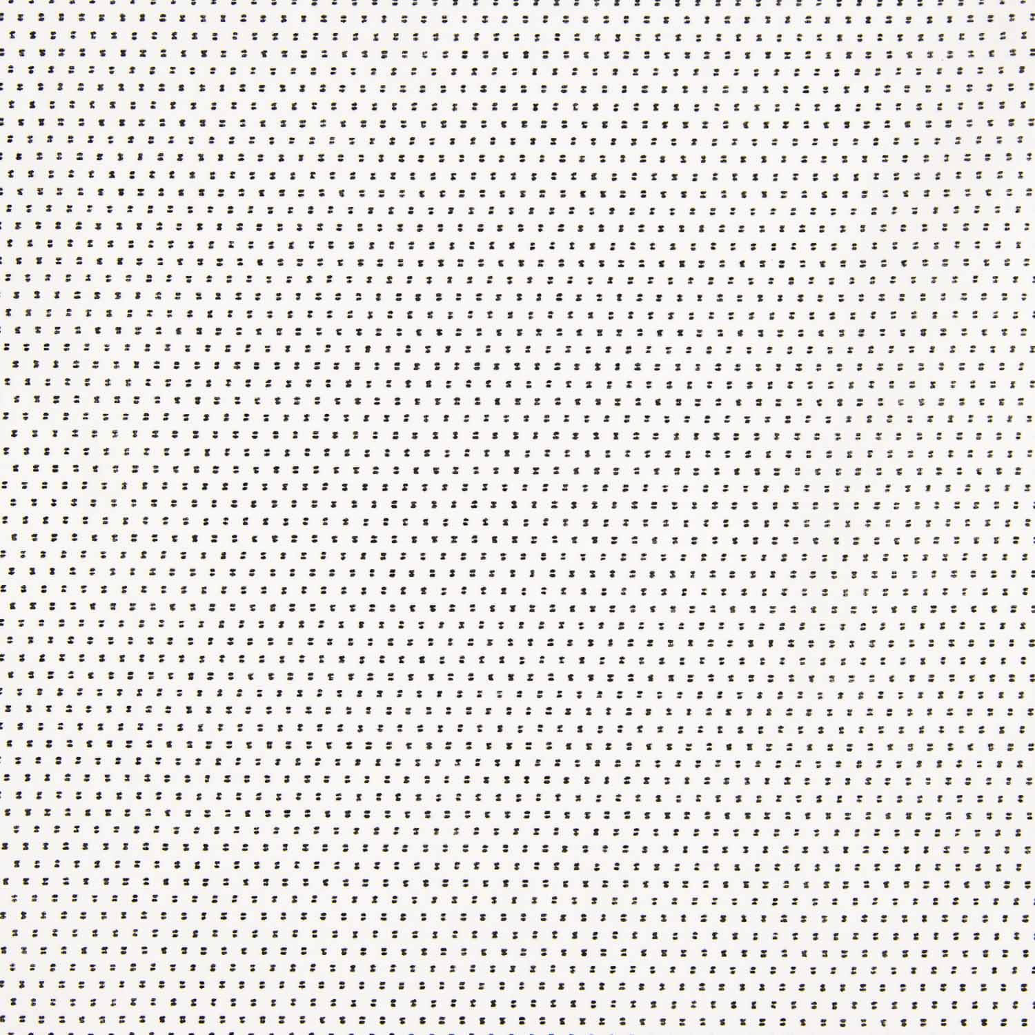 Black Micro Geo Cotton Poplin - Ribes y Casals