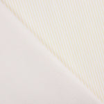 Printed percale with fine soft yellow and white stripes - Ribes y Casals