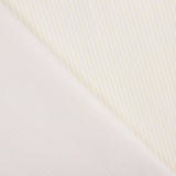 Printed percale with fine soft yellow and white stripes - Ribes y Casals
