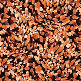 Bruma Crepe Viscose – Fiery Orange Print - Ribes y Casals