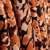 Bruma Crepe Viscose – Fiery Orange Print - Ribes y Casals