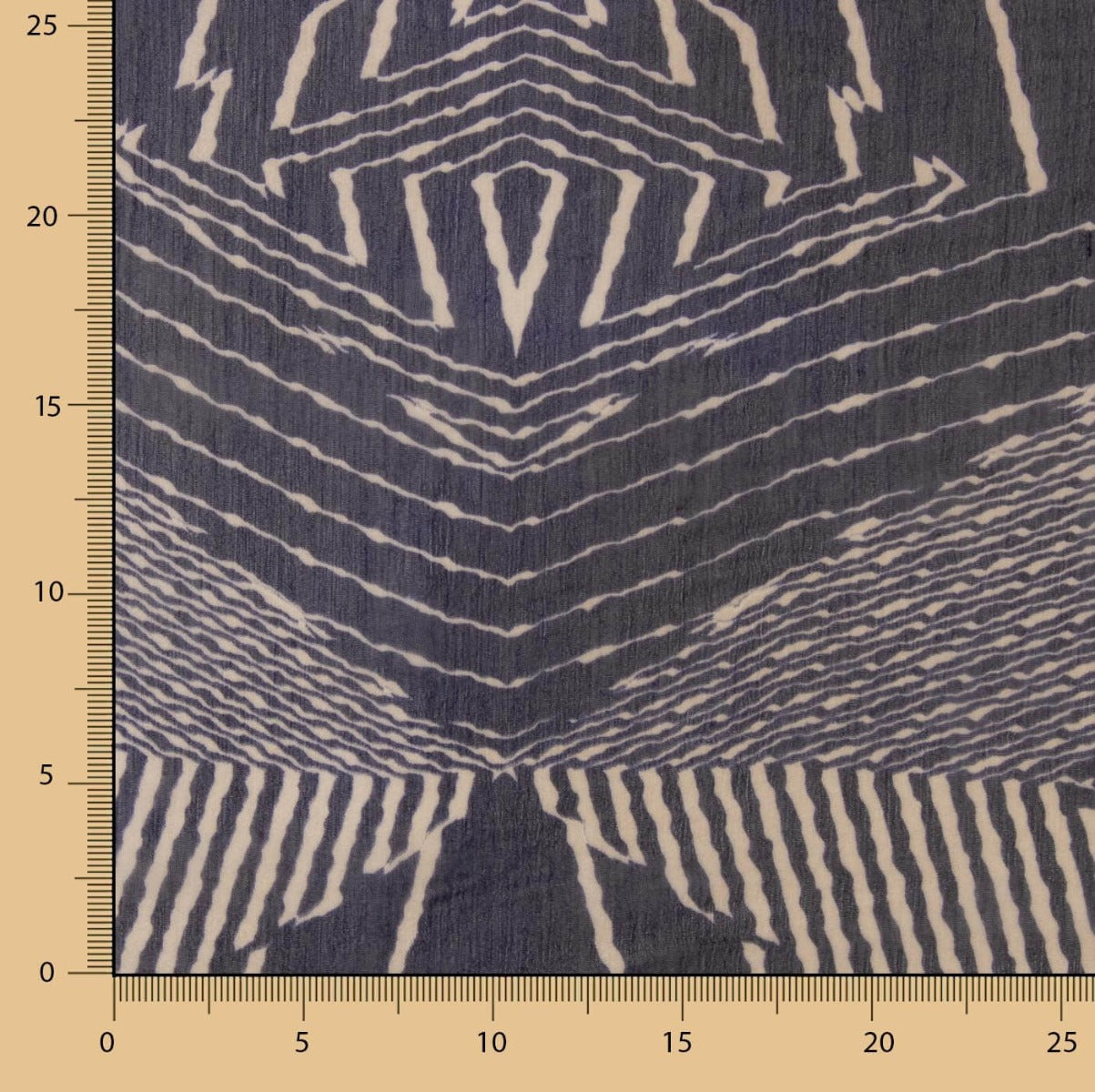 Tribal Optical Viscose Chiffon - Ribes y Casals