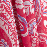 Paisley Coral Viscose Chiffon - Ribes y Casals