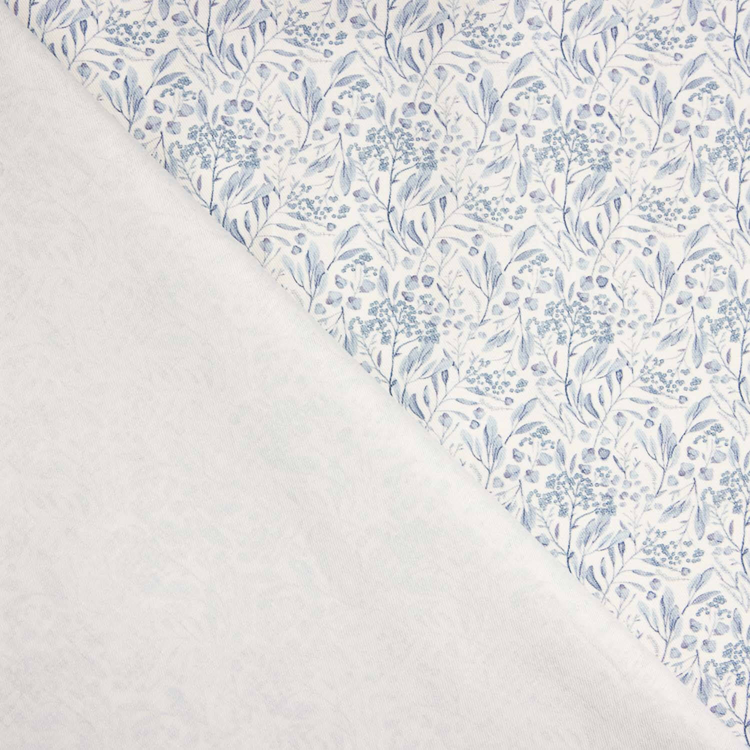 Floral Blue Garden Cotton Poplin - Ribes y Casals