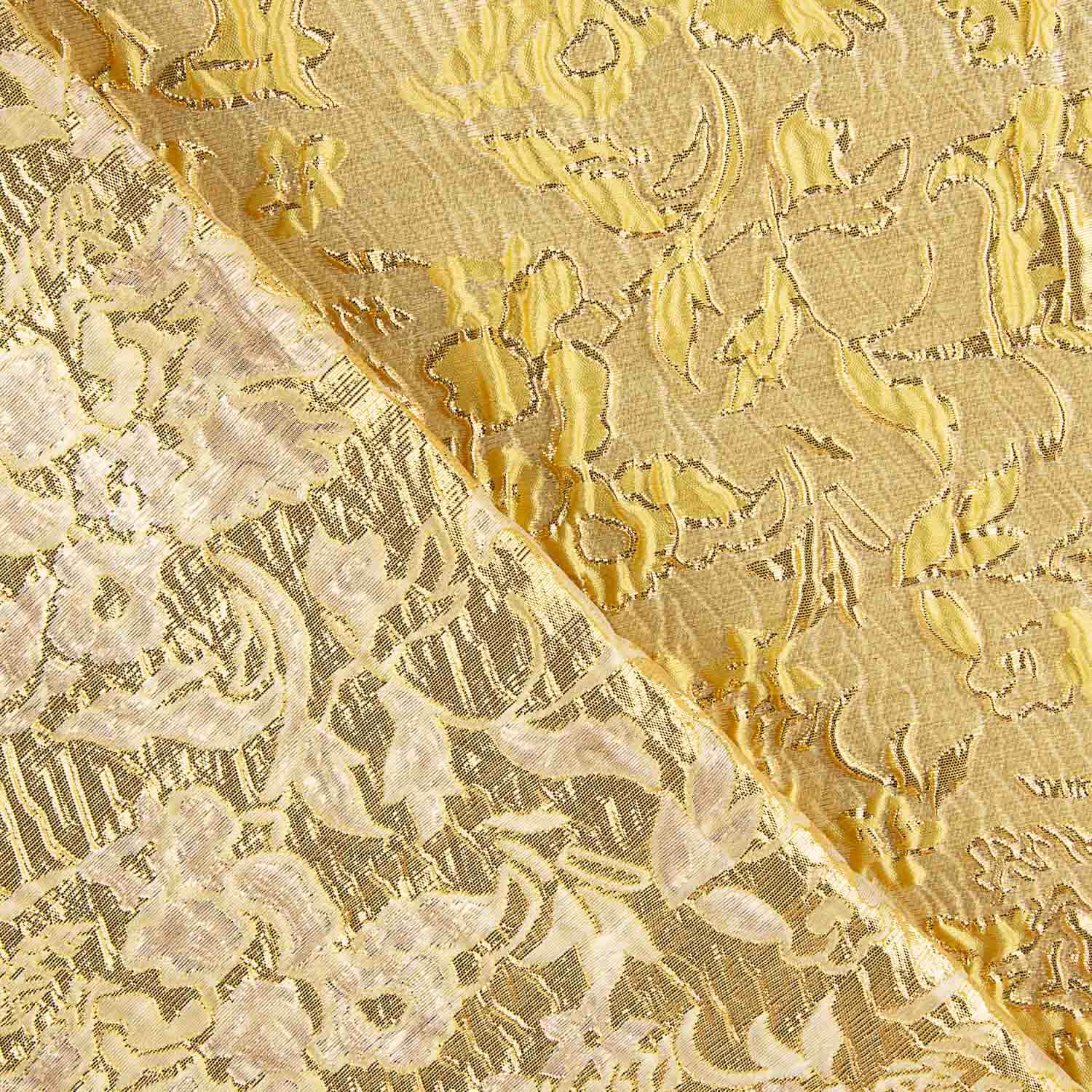 Abstract Yellow and Gold Brocade - Ribes y Casals
