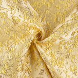 Abstract Yellow and Gold Brocade - Ribes y Casals