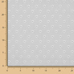 Grey broccoli printed percale - Ribes y Casals