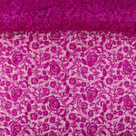 Magenta Pink Lace with Mini Sequins - Ribes y Casals