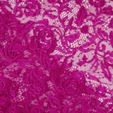 Magenta Pink Lace with Mini Sequins - Ribes y Casals