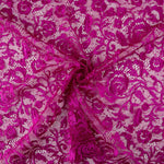 Magenta Pink Lace with Mini Sequins - Ribes y Casals