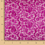 Magenta Pink Lace with Mini Sequins - Ribes y Casals