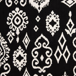 Monochrome Ethnic Print Viscose Bambula - Ribes y Casals
