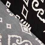 Monochrome Ethnic Print Viscose Bambula - Ribes y Casals